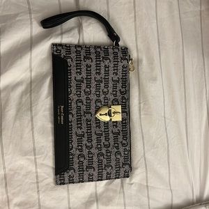 Black and Grey Wristlet